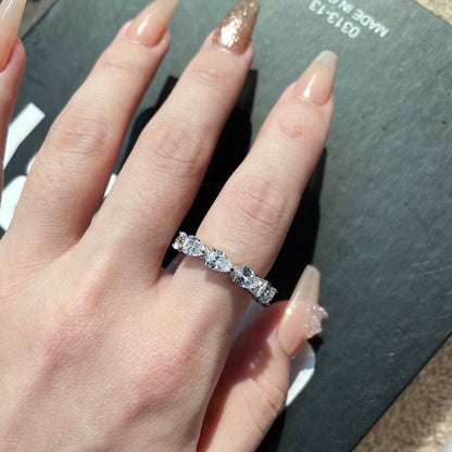 [Lora-Jewelry] Superbe bague tennis taille poire