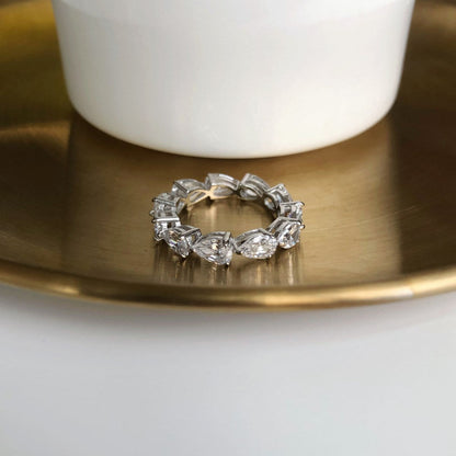 [Lora-Jewelry] Superbe bague tennis taille poire