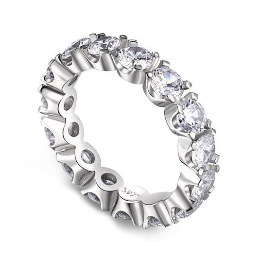 [Lora-Jewelry] Bague tennis ronde éternité
