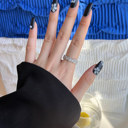 [Lora-Jewelry] Bague tennis délicate à formes multiples