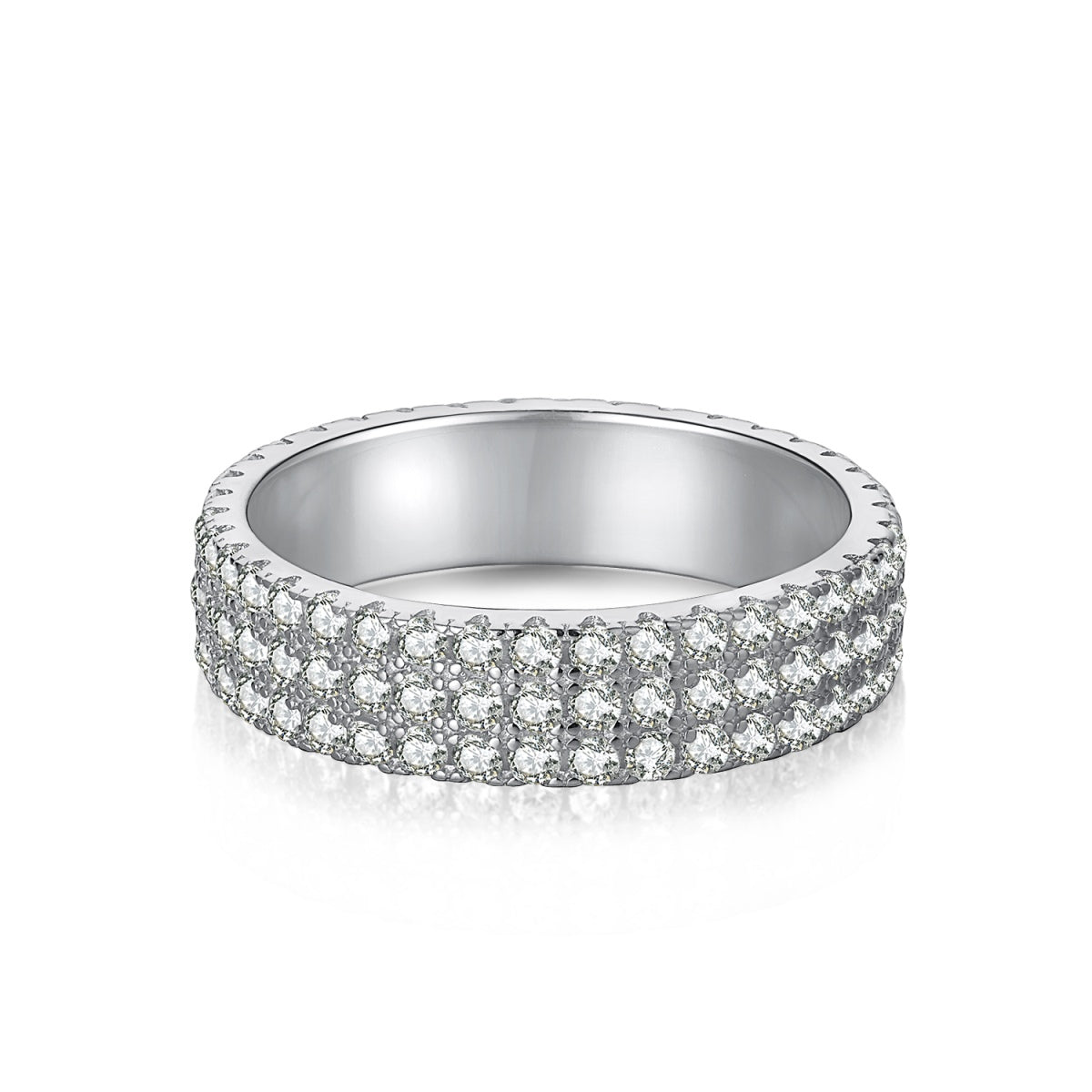 [Lora-Jewelry] Bague tennis ronde délicate