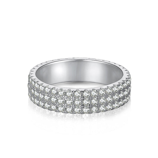 [Lora-Jewelry] Bague tennis ronde délicate