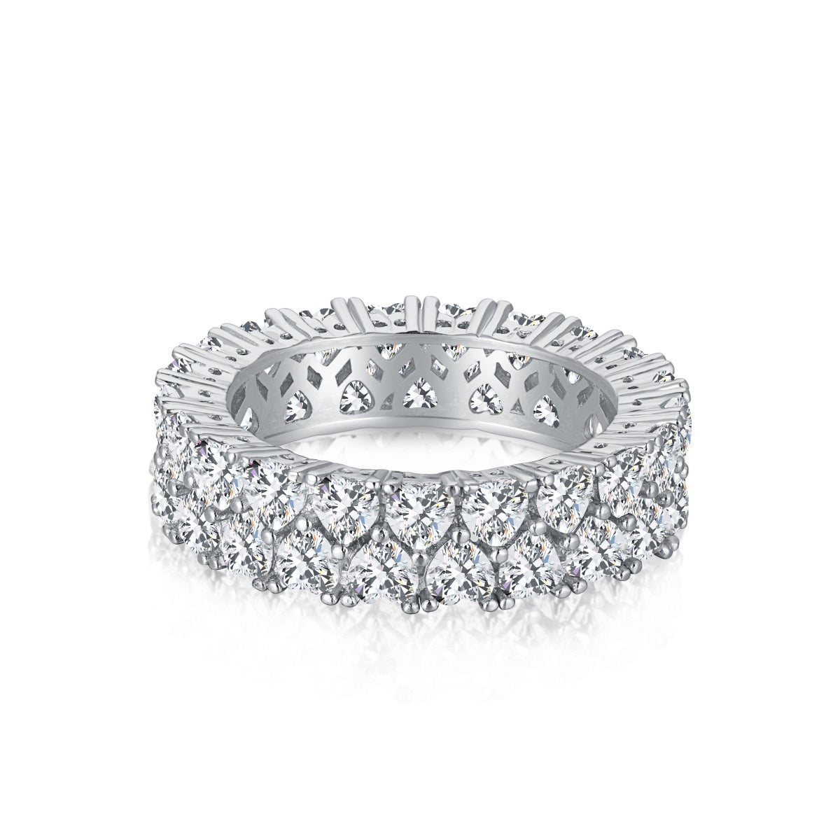[Lora-Jewelry] Bague cœur scintillante