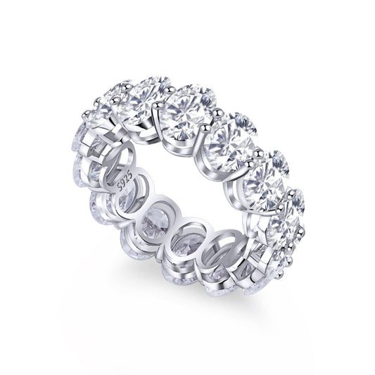 [Lora-Jewelry] Bague tennis allongée et délicate