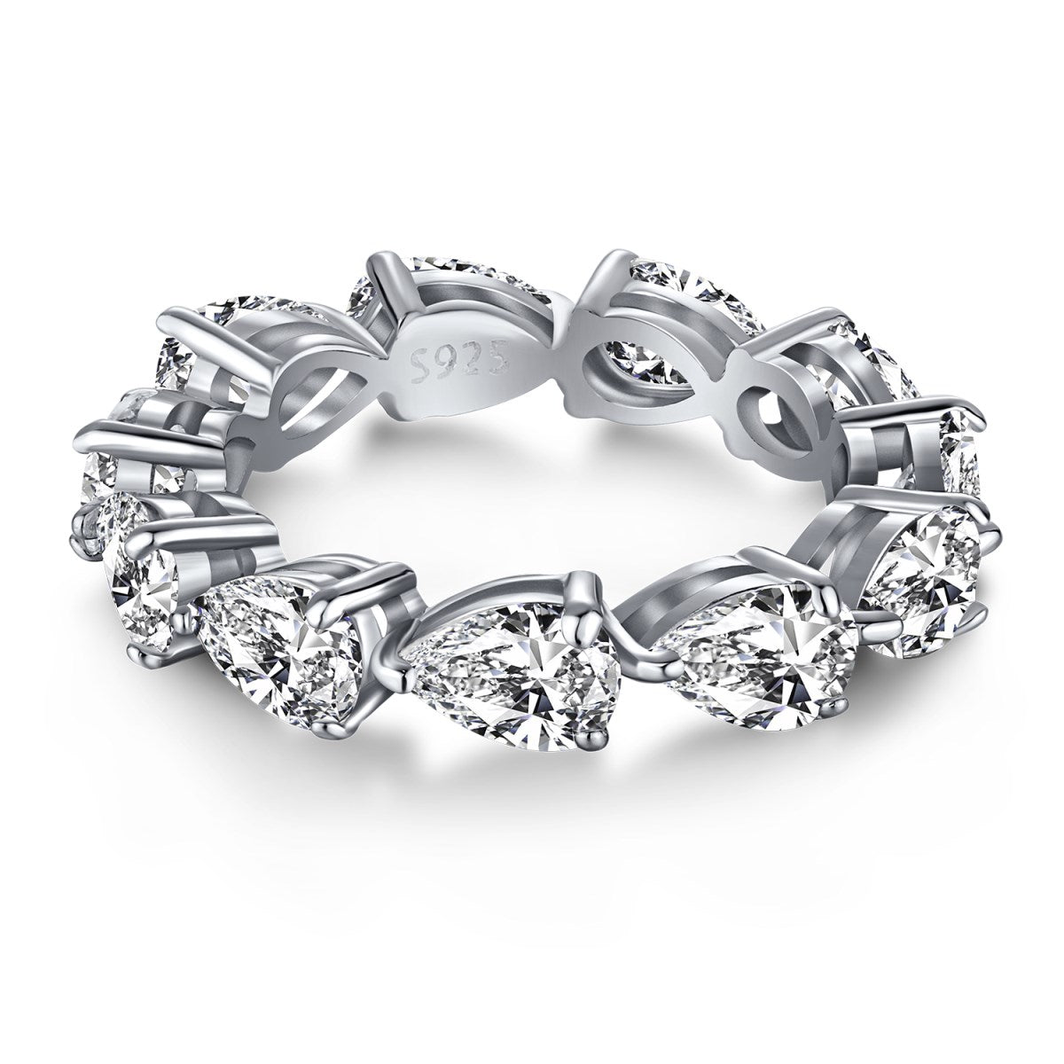 [Lora-Jewelry] Superbe bague tennis taille poire