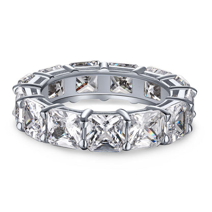 [Lora-Jewelry] Bague tennis élégante taille princesse