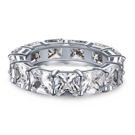 [Lora-Jewelry] Bague tennis élégante taille princesse