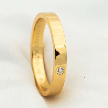 [Lora-Jewelry]LOVE RING 4MM 1 DIAMOND