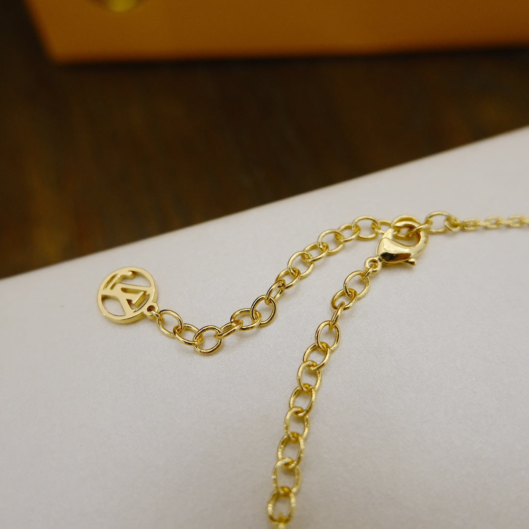 [Lora-Jewelry] COLLIER BLOOMING SOUPLE EN LAITON