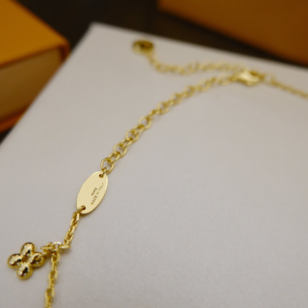 [Lora-Jewelry] COLLIER BLOOMING SOUPLE EN LAITON