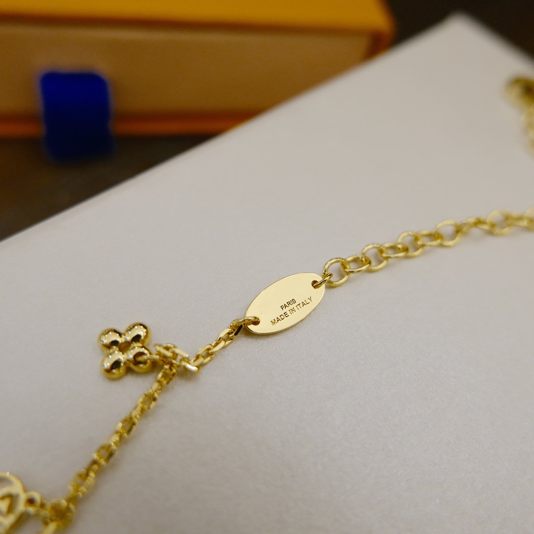 [Lora-Jewelry] COLLIER BLOOMING SOUPLE EN LAITON