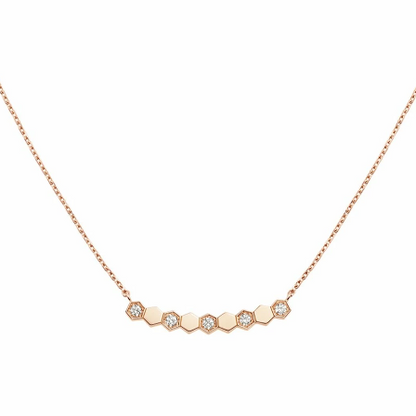 [Lora-Jewelry]BEE MY LOVE DIAMOND NECKLACE