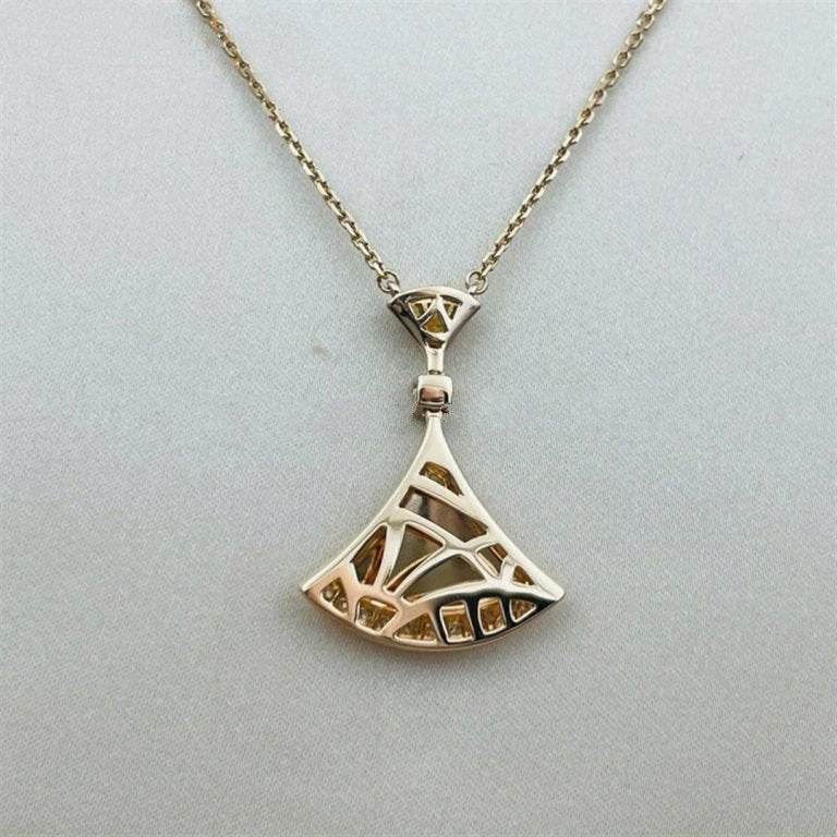 [Lora-Jewelry]DREAM NECKLACE PINK GOLD DIAMOND