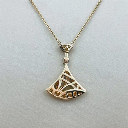 [Lora-Jewelry]DREAM NECKLACE PINK GOLD DIAMOND