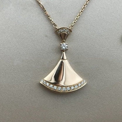 [Lora-Jewelry]DREAM NECKLACE PINK GOLD DIAMOND