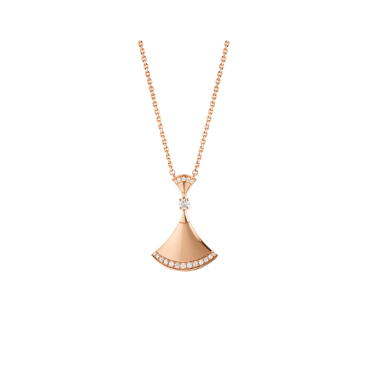 [Lora-Jewelry]DREAM NECKLACE PINK GOLD DIAMOND