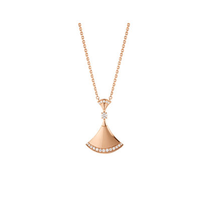 [Lora-Jewelry]DREAM NECKLACE PINK GOLD DIAMOND