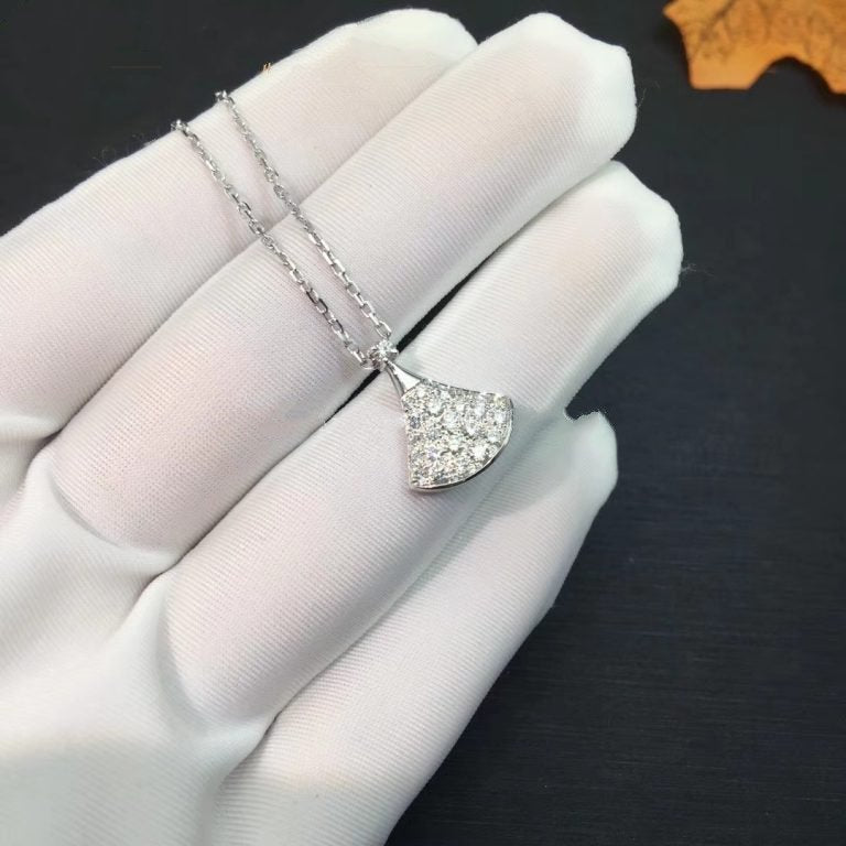 [Lora-Jewelry]DREAM NECKLACE SILVER DIAMOND