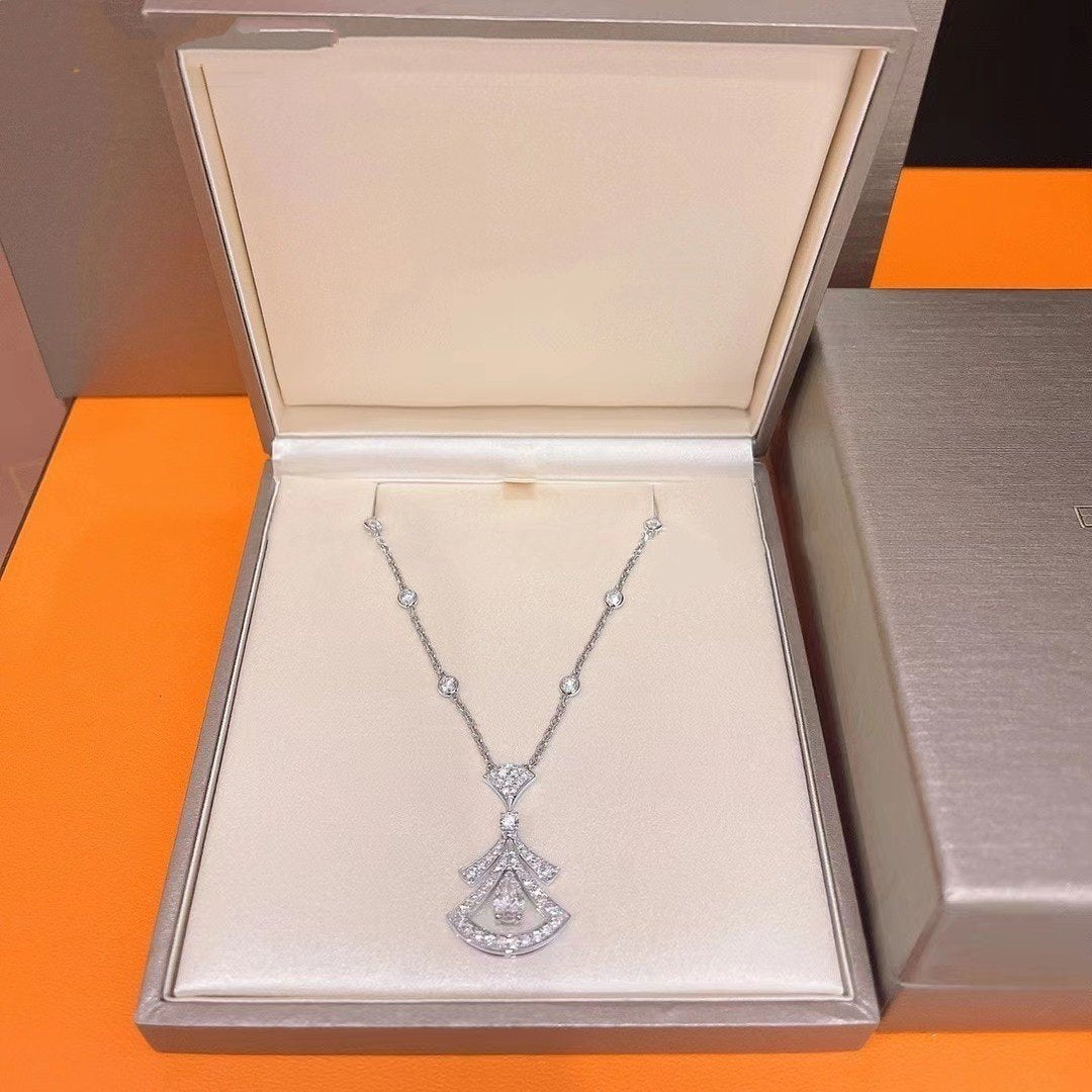 [ローラジュエリー]ドリームネックレス ホワイトダイヤモンド シルバー