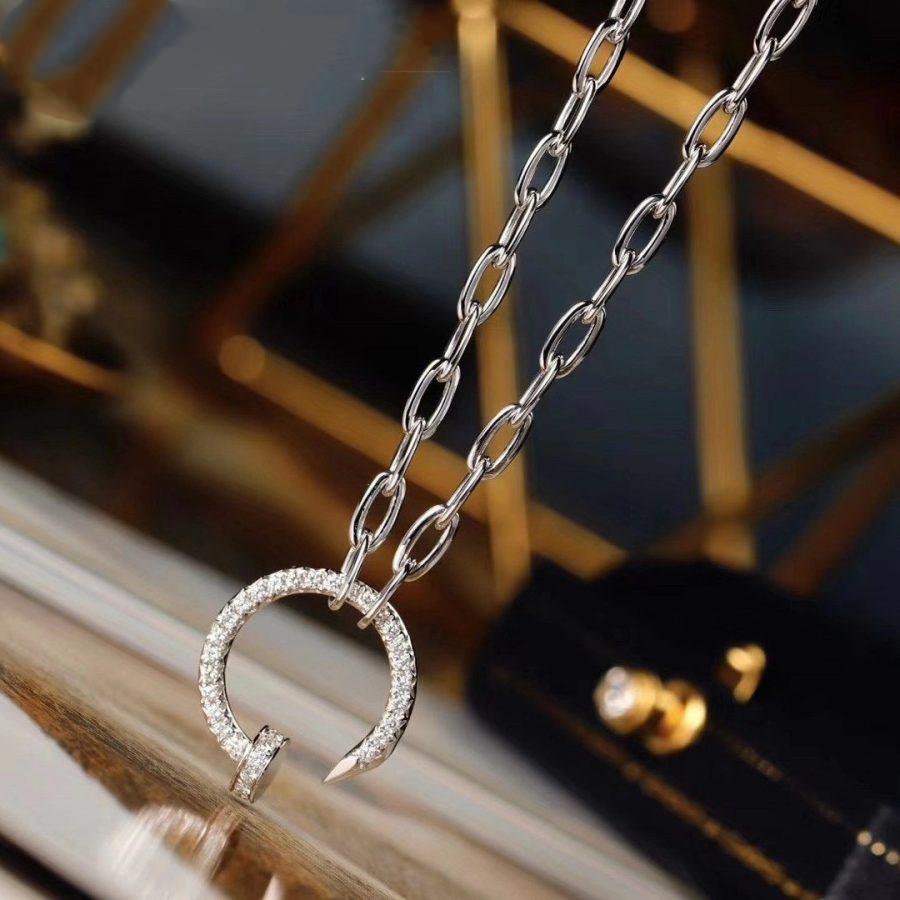 [Lora-Jewelry]JUSTE NECKLACE DIAMONDS