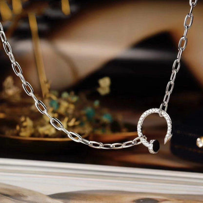 [Lora-Jewelry]JUSTE NECKLACE DIAMONDS
