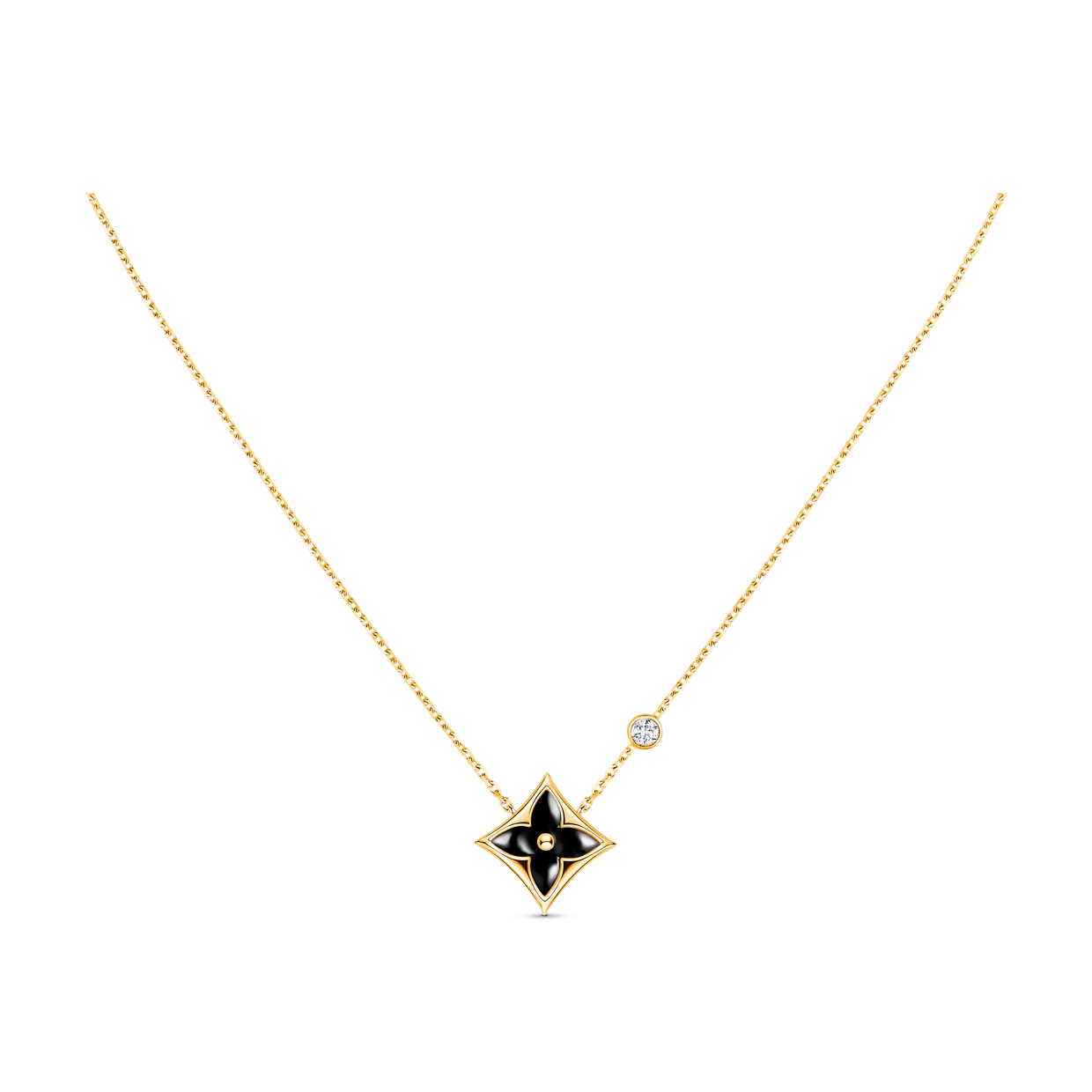 [Lora-Jewelry] COLLIER ÉTOILE NOIRE