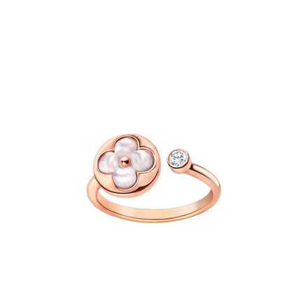 [Lora-Jewelry]SUN 1 DIAMOND PINK MOP RING