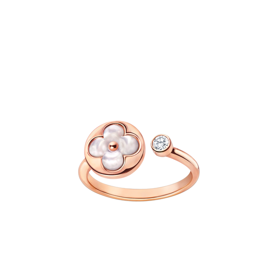 [Lora-Jewelry]SUN 1 DIAMOND PINK MOP RING
