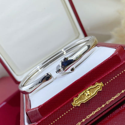 [Lora-Jewelry]PANTHERE SILVER OPEN BRACELET