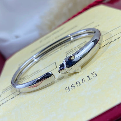 [Lora-Jewelry]PANTHERE SILVER OPEN BRACELET